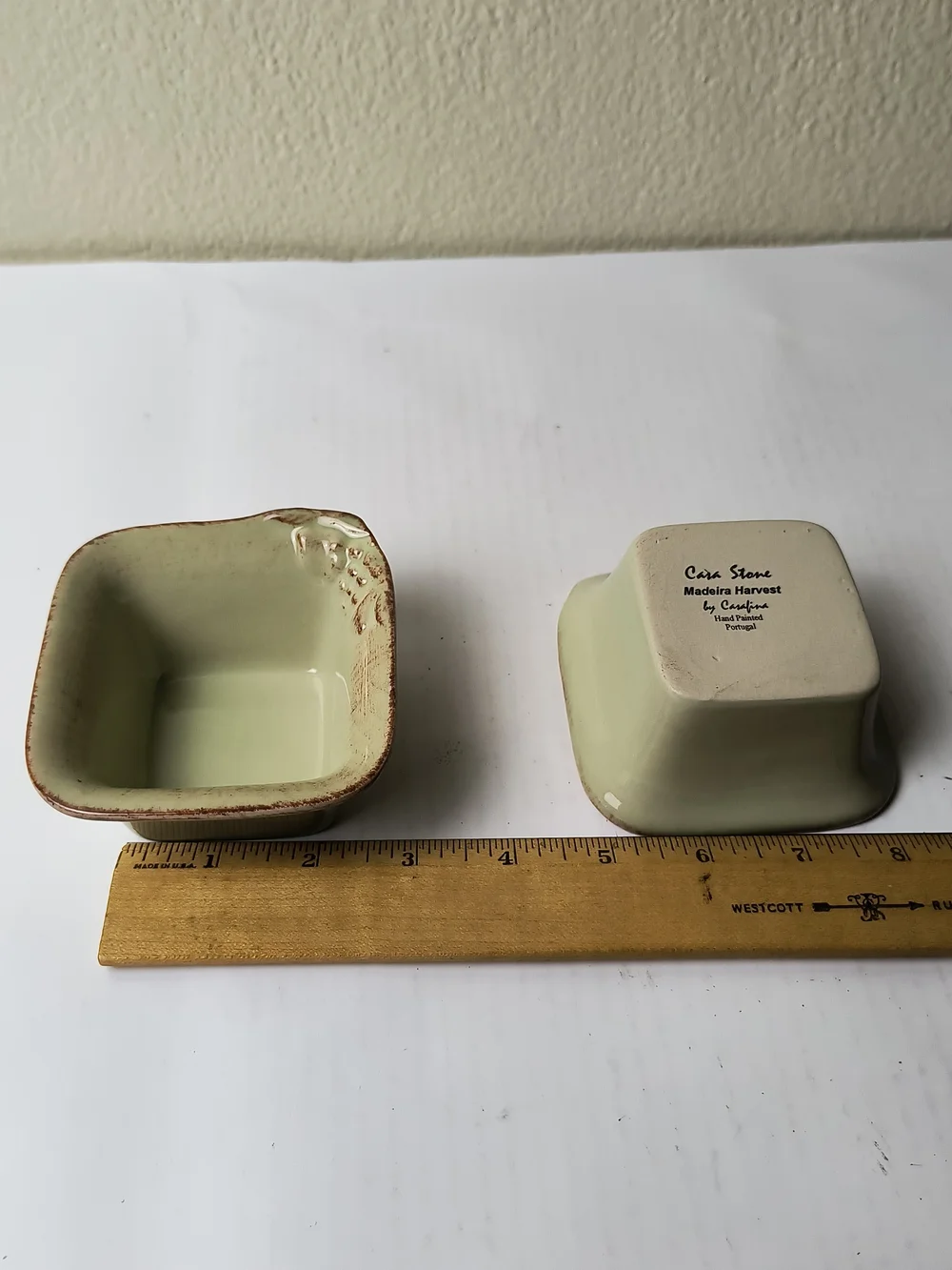 Casa Stone Madeira Harvest Ceramic Vase by Casafina Sauce Dish - Dijon Gold